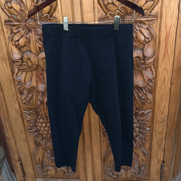 EUC Soft Surroundings black petite small leggings - Picture 1 of 4